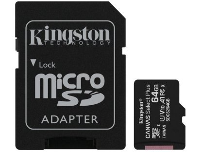 KINGSTON 64GB microSDXC Canvas (SDCS2/64GB)