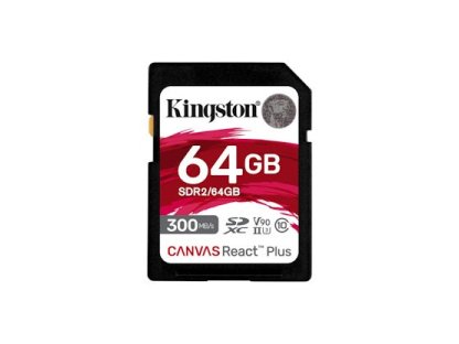 KINGSTON Canvas React Plus 64GB SDXC  (SDR2/64GB)