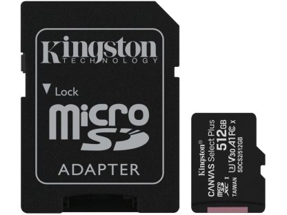 KINGSTON Canvas Select Plus A1 micro SDXC 512GB (SDCS2/512GB)