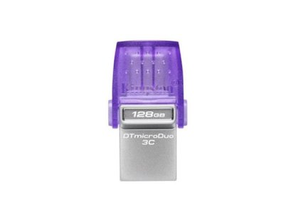KINGSTON DataTraveler MicroDuo 3C 128GB USB 3.2 USB-A + USB-C Fialová (DTDUO3CG3/128GB)