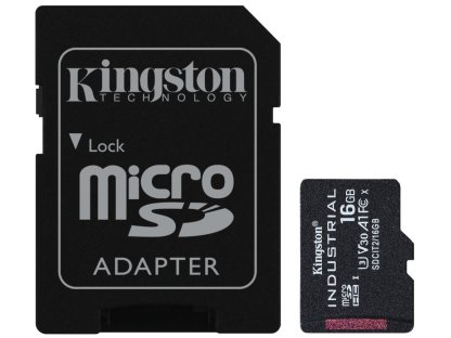 Kingston Industrial micro SDHC 16GB+ Adaptér (SDCIT2/16GB)