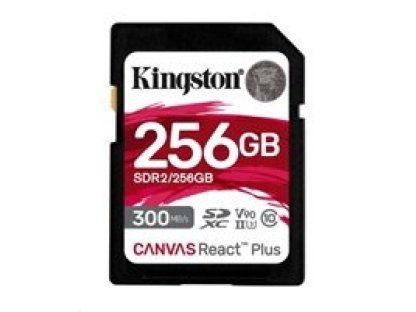 Kingston SDXC 256GB Canvas React Plus