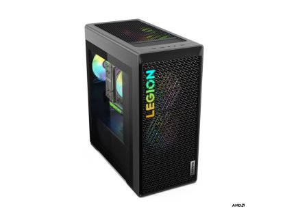 Legion Lenovo T5 26ara8 Tower (26L) Ryzen5 7600,RAM 32GB 1TB-SSD RTX4070S-12GB, Windows 11 Pro, Storm Grey (90UY009BMK)