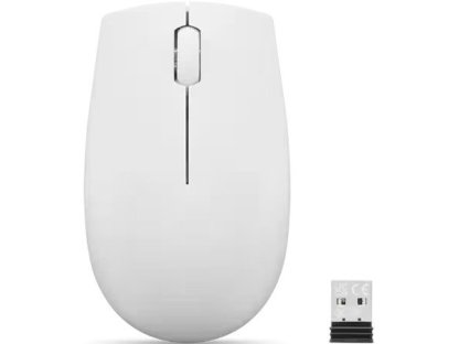 Lenovo 300 - Cestovní/Optická/1 000 DPI/Bezdrátová USB/Cloud Grey (GY51L15677)