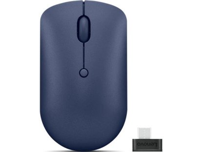 Lenovo 540 - Cestovní/Optická/2 400 DPI/Bezdrátová USB/Modrá (GY51D20871)