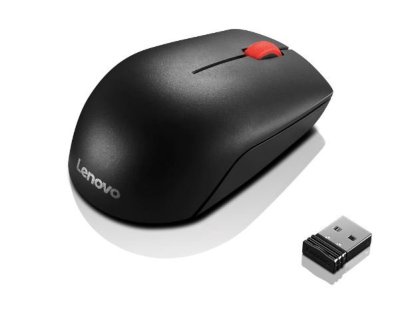 Lenovo Essential - Cestovní/Optická/1 000 DPI/Bezdrátová USB/Černá (4Y50R20864)