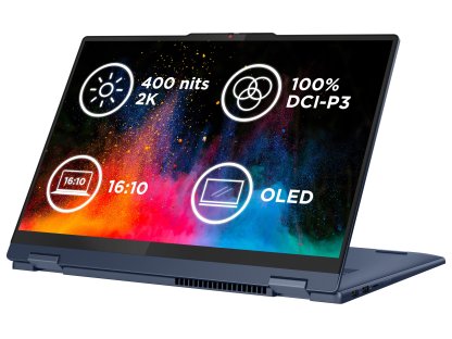 Lenovo IdeaPad 5 2-in-1 16AHP9 - 16", R7-8845HS, 16GB RAM, 1TB SSD, AMD int, Windows 11 Home, Blue (83DS000SCK)