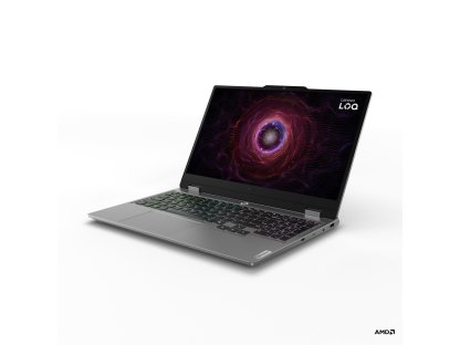 LENOVO LOQ 15AHP9 - 15,6" 2560x1440 QHD, Ryzen 5 8645HS, 16GB RAM, 512SSD, GeForce RTX 4060, bez OS, šedý (83DX009NCK)