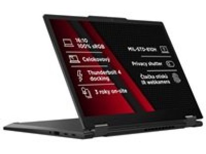 LENOVO ThinkPad X13 2-in-1 Gen 5 - 13,3" 1920x1200 WUXGA, Ultra 5-125U, 16GB RAM, 512SSD, Intel Graphics, W11 Pro, černý (21LW0014CK)