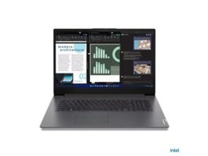 LENOVO V17 G4 IRU - 17,3" 1920x1080 FHD, i7-1355U, 8GB RAM, 512SSD, Intel Iris Xe, W11 Pro, šedý (83A2000MCK)