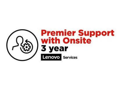 Lenovo warranty, 3Y Premier Support with Onsite Upgrade from 3Y Depot/CCI
