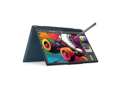 LENOVO Yoga 7 2-in-1/14IML9 - 14" 2880x1800 2.8K, Ultra 7-155H, 16GB RAM, 1TB SSD, Intel Arc Xe, W11 Home, zelený (83DJ000QCK)