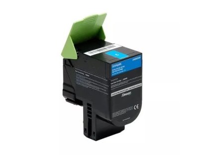 LEXMARK 80x Cyan Toner Cartridge High Return (24B6008)