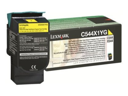 Lexmark C544, X544 4K Yellow Extra High Yield RP Toner Cartridge (C544X1YG)