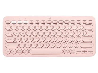 LOGITECH klávesnice K380 - bezdrátová, růžová, US (920-009867)