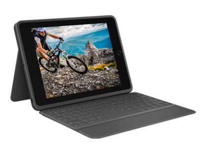 LOGITECH klávesnice Rugged Folio - GRAPHITE - UK iPad (7. generace) (920-009319)