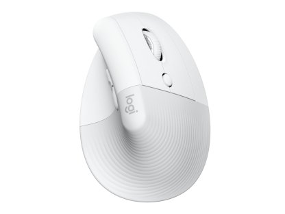LOGITECH Lift For Business - Ergonomická/Optická/Pro praváky/4 000 DPI/USB+BT/Bílá (910-006496)