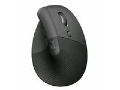 Logitech Lift Vertical Ergonomic Mouse, ergonomický, 6 tlačítek, Bluetooth, 2.4 GHz - USB přijímač