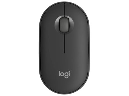 Logitech Pebble Mouse 2 M350s - Cestovní/Optická/4 000 DPI/Bezdrátová Bluetooth/Grafitová (910-007015)