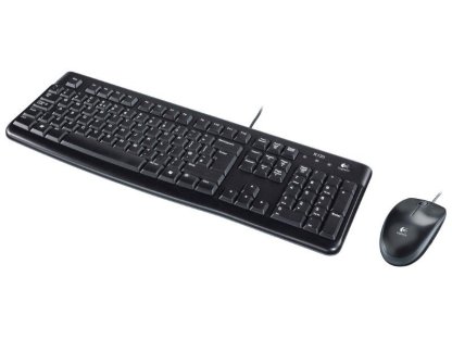 LOGITECH set klávesnice a myši MK120, černá, GER/německá (920-002540)