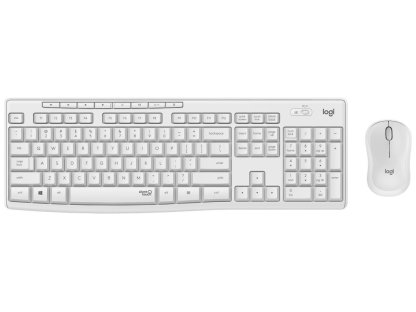 LOGITECH set MK295 - bezdrátový set klávesnice s myší, USB přijímač, bílá, US (920-009824)