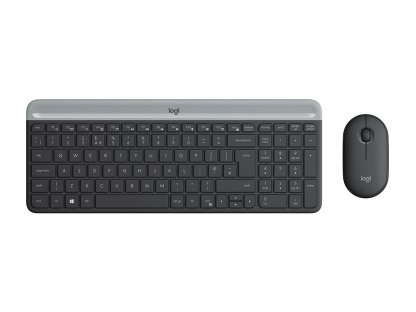 LOGITECH Wireless Desktop MK470 - bezdrátový set,klávesnice s myší, černá, CZ/SK (920-009260)