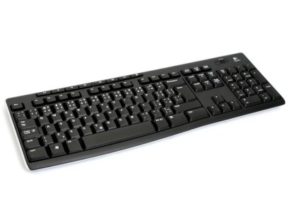 LOGITECH Wireless Keyboard K270 - bezdrátová klávesnice, černá, CZ/SK (920-003741)