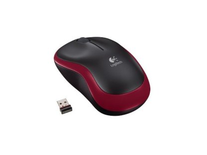 LOGITECH Wireless Mouse M185 Red (910-002240)