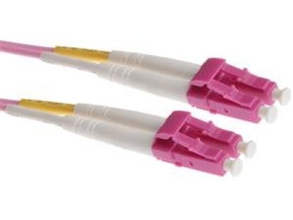 MASTERLAN optický patch cord, LCupc/LCupc, Duplex, Multimode 50/125, OM4, 2m