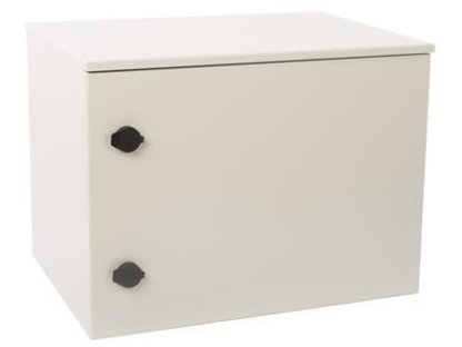 MASTERLAN venkovní rozvadec 19" 6U/410mm, složený, IP65 (6U-54-AC5-G-XPZ)