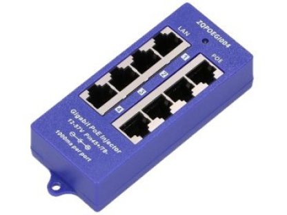 MAXLINK pasivní Gigabitový POE panel, 4 porty (POE-BOX4-G)
