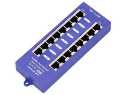 MAXLINK pasivní Gigabitový POE panel, 8 portu (POE-BOX8-G)