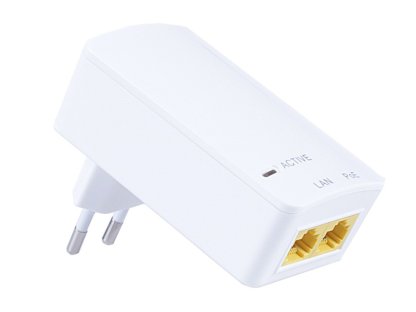 MaxLink PI15S PoE injektor - 802.3af, 48V, 0.32A, 15,4W, 1Gbit, do zásuvky
