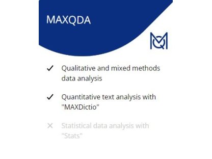 MAXQDA Standard Single User License Academia (3 years)
