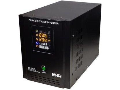 MHPOWER záložní zdroj UPS, 1200W, čistý sinus, 12V (MPU-1200-12)