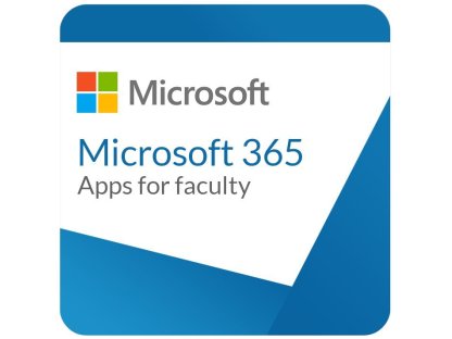 MICROSOFT CSP Microsoft 365 Apps for faculty (pro školy) předplatné 1 rok, vyúčtování ročne (AAA-13714)