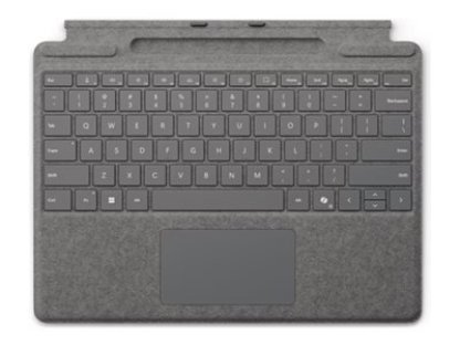 MICROSOFT Surface Pro Keyboard with Pen Storage (Platinum), Commercial, ENG (8XB-00207)