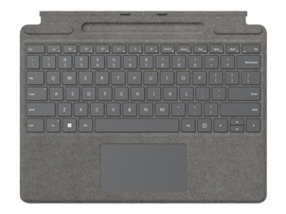 MICROSOFT Surface Pro Signature Keyboard (Platinum), Commercial, CZ&SK (8XB-00067)