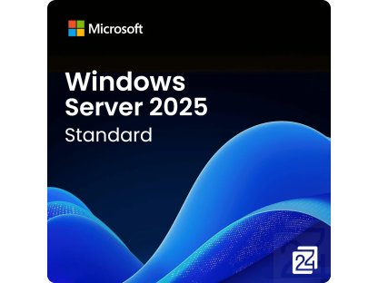 MICROSOFT Windows Server 2025 Standard CZ 1pk 16Core NoMedia/NoKey (POSOnly) AddLic (EP2-25442)