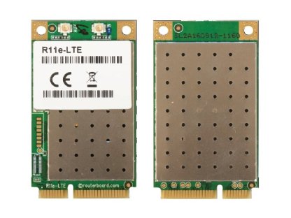 MikroTik R11e-LTE - 2G/3G/4G/LTE miniPCi-e karta, 2x u.FL konektor