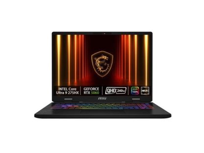 MSI Crosshair 16 HX AI D2XWFKG-063CZ - 16" 2560x1600 QHD+, Ultra 9 275HX, 32GB RAM, 1TB SSD,  GeForce RTX 5060, W11 Home, šedý (9S7-15P421-063)