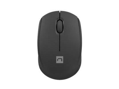 Myš Natec STORK - Kancelářská/Optická/1 600 DPI/Bezdrátová USB/Černá (NMY-2000)