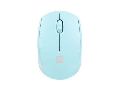 Myš Natec STORK - Kancelářská/Optická/1 600 DPI/Bezdrátová USB/Modrá (NMY-2001)