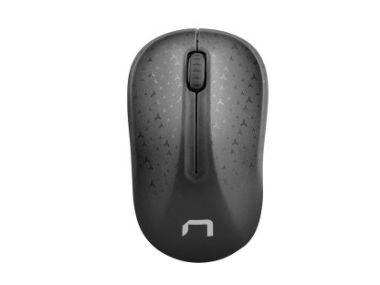Natec optická myš TOUCAN - 1600 DPI/Kancelářská/Optická/1 600 DPI/Bezdrátová USB/Černá (NMY-2037)