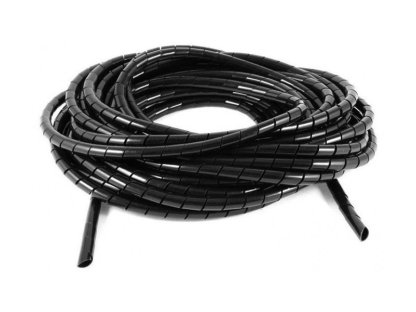 NEDIS kabelová bužírka organizér kabelu, spirála, průměr 100 mm, délka 10 m, černá (SWB KS-19BLACK)