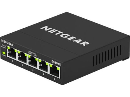 NETGEAR 5PT GIGE SMART MANAGED PLUS SOHO SW (GS305E-100PES)