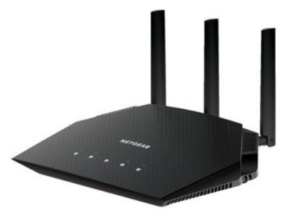 NETGEAR RAX10 - Bezdrátový router 4portový switch - 1GbE - Wi-Fi 6 - Dual Band (RAX10-100EUS)