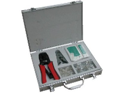 NETWORK KIT - TESTER, krimp 8p+6p, Stripper, plugy (4590)