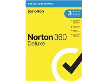 NORTON 360 DELUXE 25GB +VPN 1 uživatel pro 3 zarízení na 2 roky ESD (21435446)