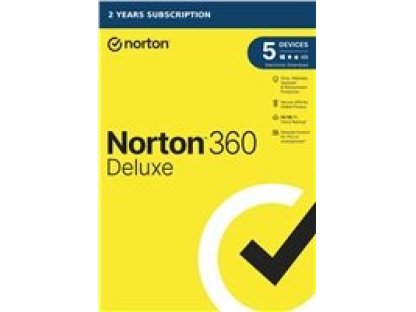 NORTON 360 DELUXE 50GB +VPN 1 uživatel pro 5 zarízení na 2 roky - ESD (21435535)